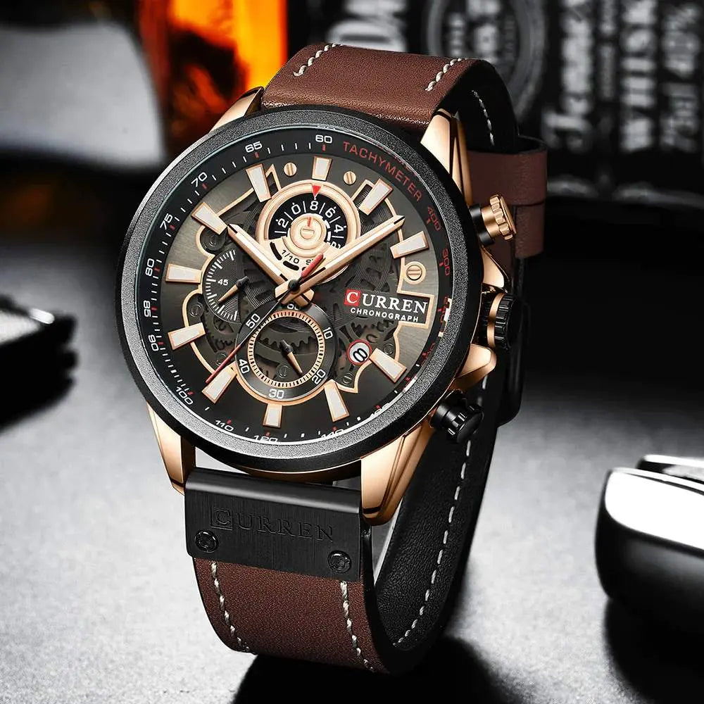 Men Trendy Quarts Watches